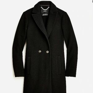 J. Crew Daphne topcoat in boiled wool